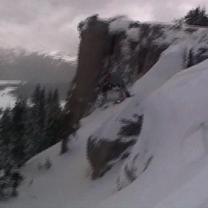 Stalefish off 15 foot cliff sorry low quality