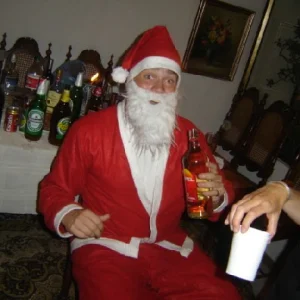 Santa Likes Pisco...Yum