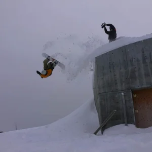 Front flip off bunker