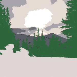 landscape in photoshop