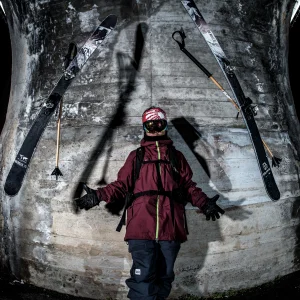 Creative freeskier