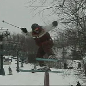Backslide on a rainbow rail