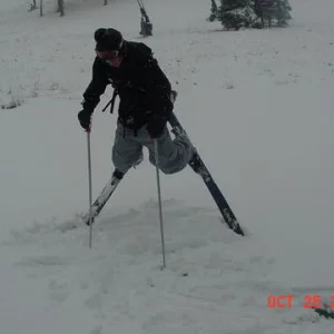 foot of pow in october! in PA!