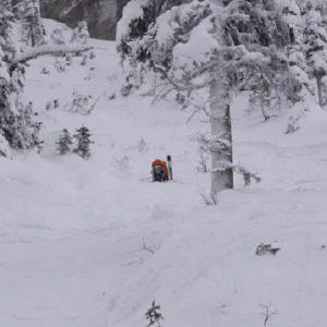 hiking (more like ice climbing on snow, that run was steep :D !)