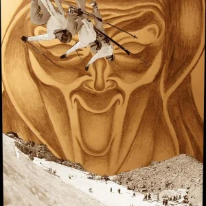 Big Mute Backflip with Devil Drawing in backround