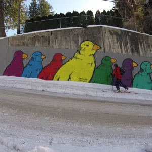 Visiting JPs mural