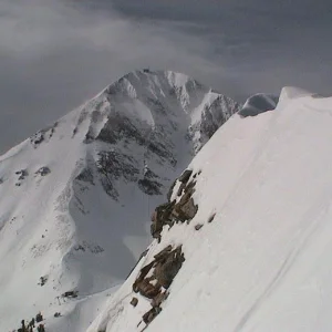 Lone Peak from A-Z Chutes