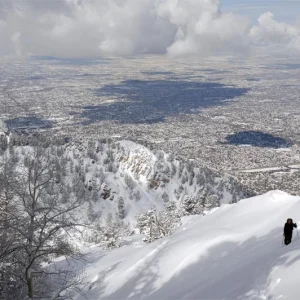 Sometimes it's deeper close to the valley