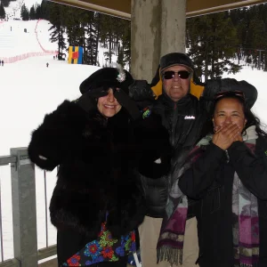 Flashback!  Miss Lovely with Mama Mango and Papa Hess