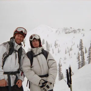 me and chris collins in utah backcountry