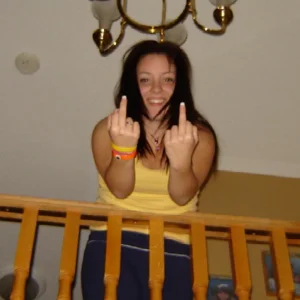 sister being a dick on her bday