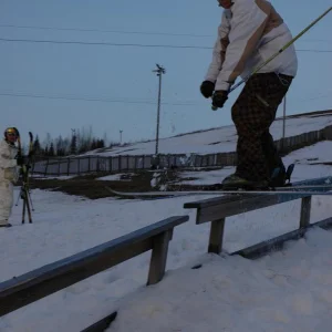 Wood rail spring sess