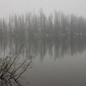 Snow on the Lake