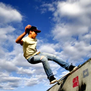 Skate Shot in Colour