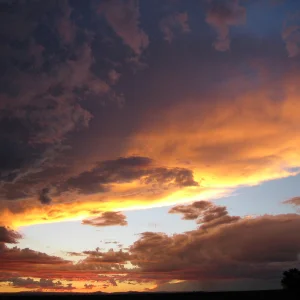 Pretty cool sunset today...