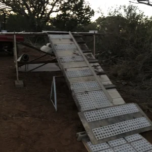 Texas m-snow backyard set up