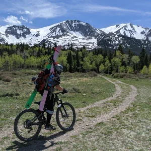 Approaching Mt Sopris