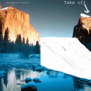 Biggest step up and gap ever