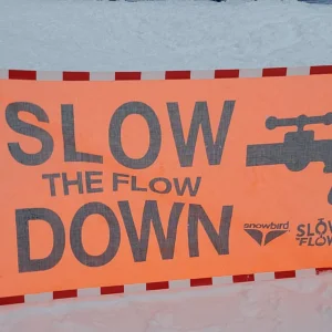 Entering Slow Zone