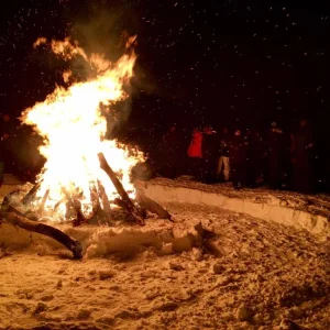 New Yrs Bonfire 