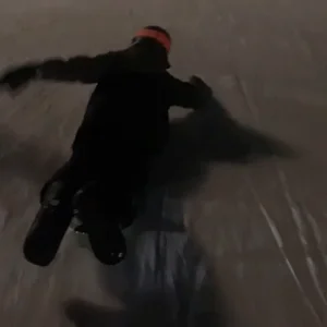 When a skier tries to snowboard 