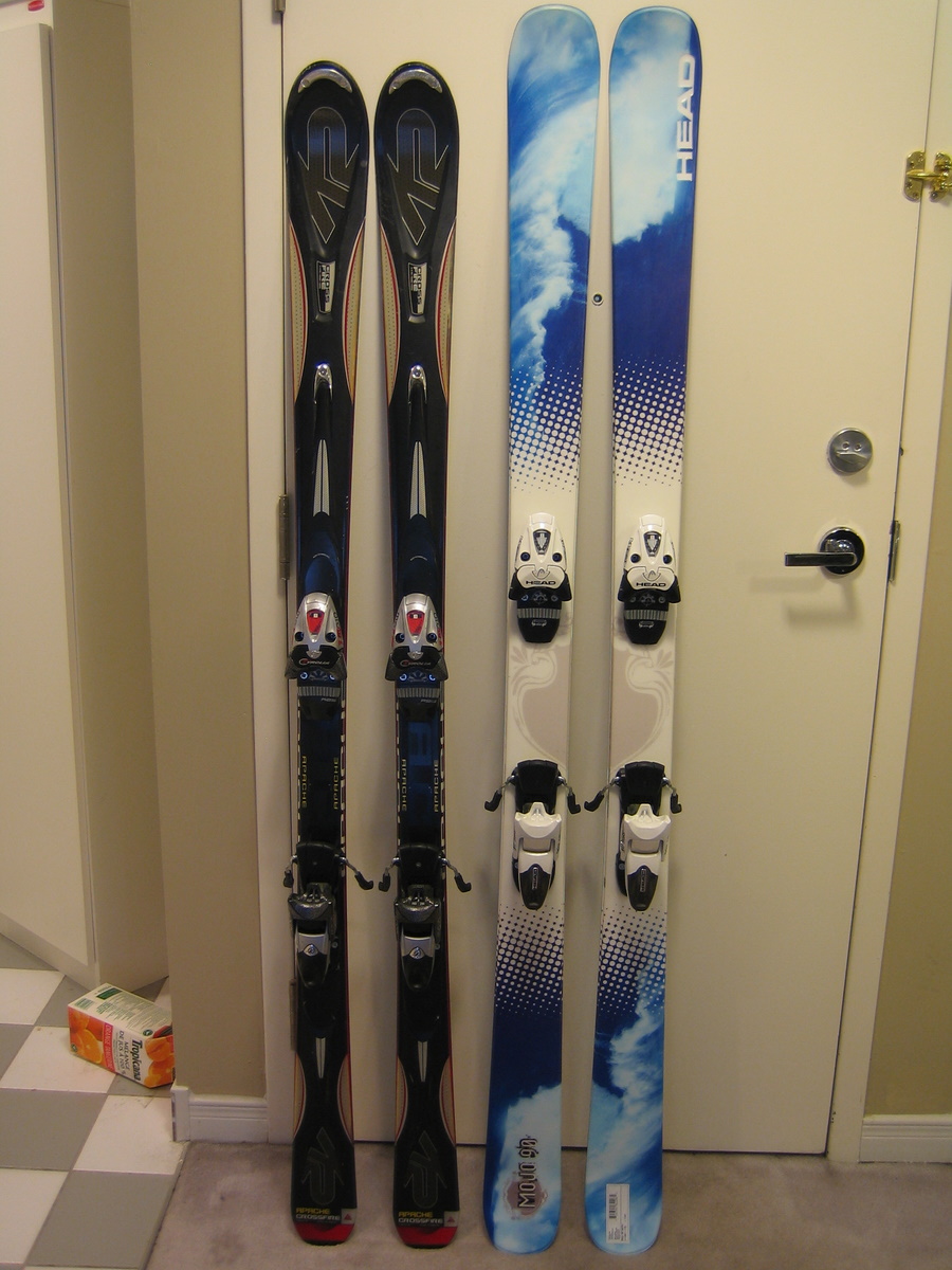 05/06 K2 Apache Crossifre (167) & 07/08 Head Mojo90 (176)