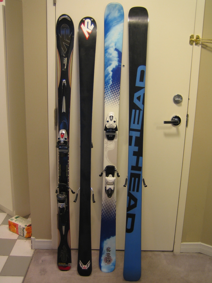 05/06 K2 Apache Crossifre (167) & 07/08 Head Mojo90 (176)