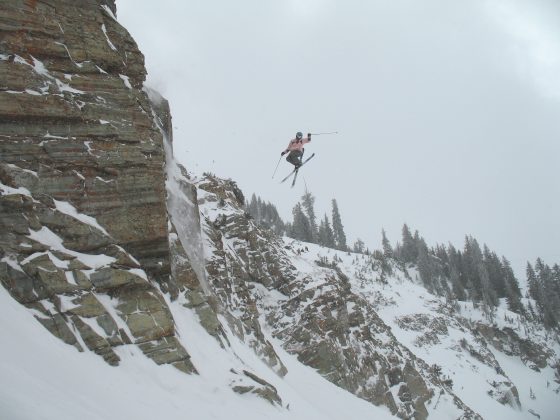 1.29.06 North Baldy Huge Cliff--Spinning 2