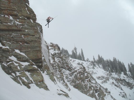 1.29.06 North Baldy Huge Cliff--Spinning
