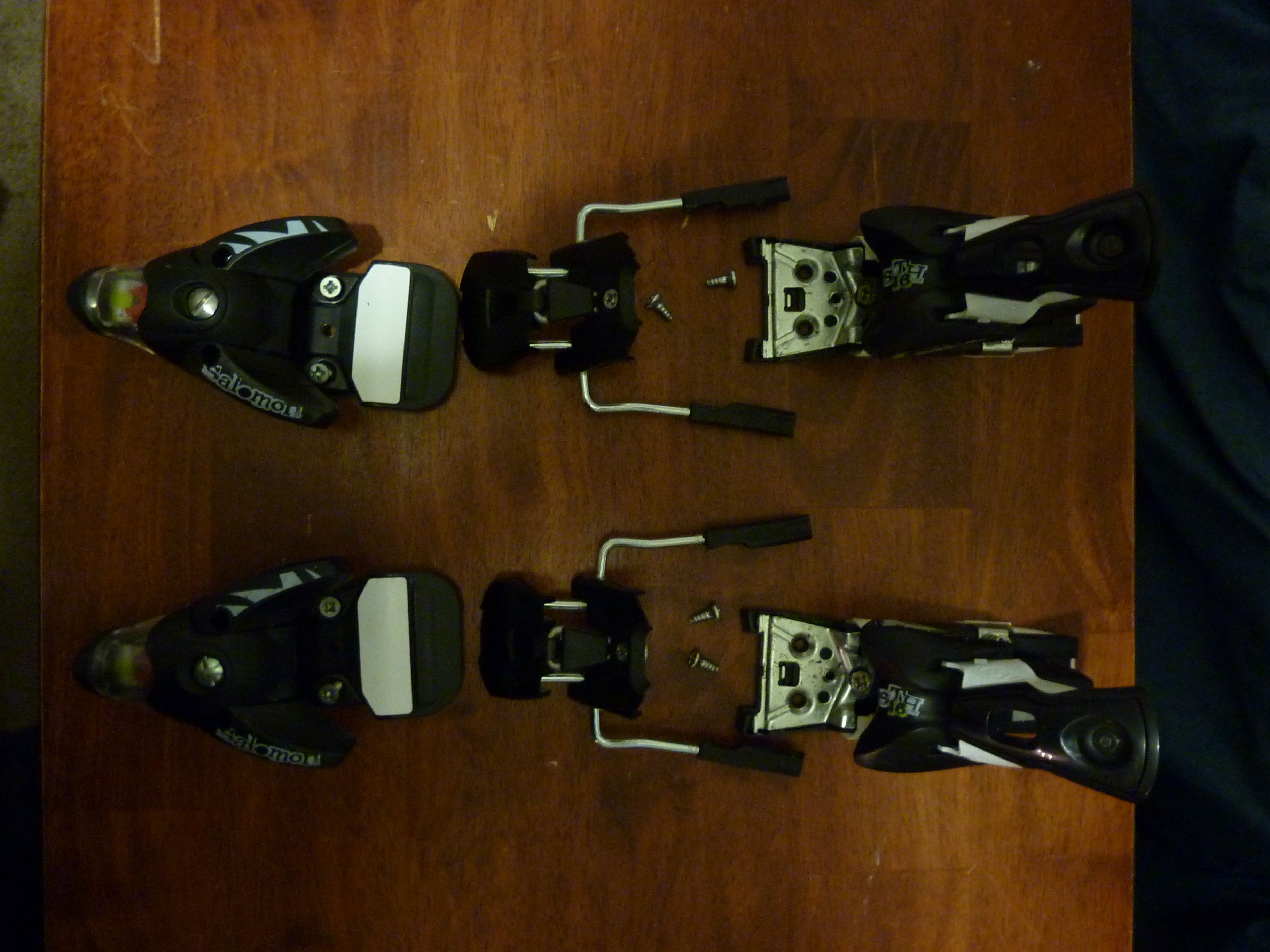 10' Salomon STH16 Din Bindings 1