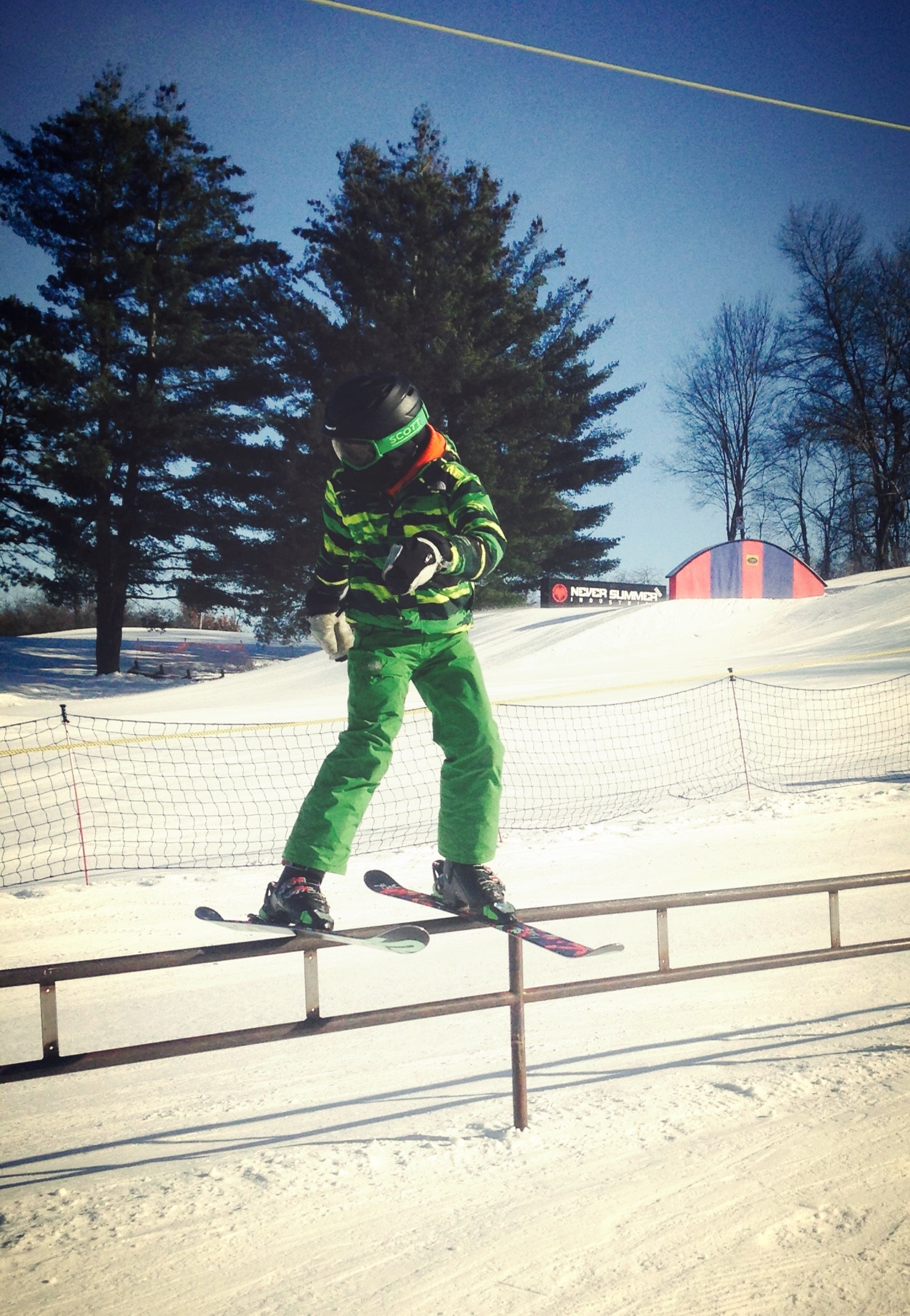 11 Year old Joey Ridding Urban Wisco Rail  