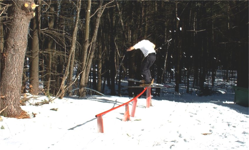 12 ft. backyard kick rail
