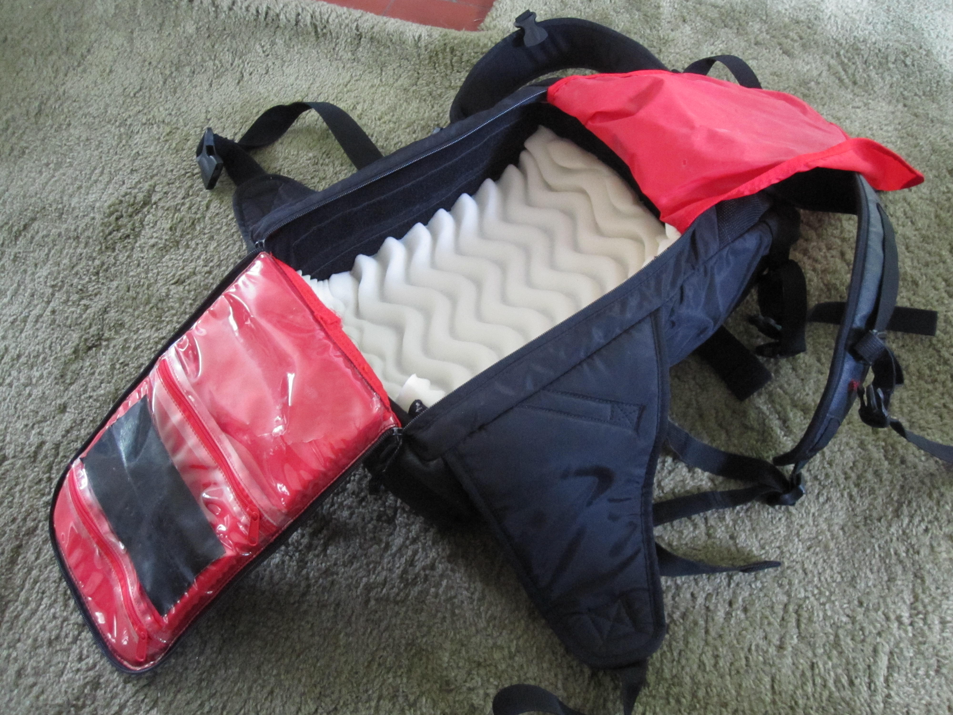 #13 camera backpack inside