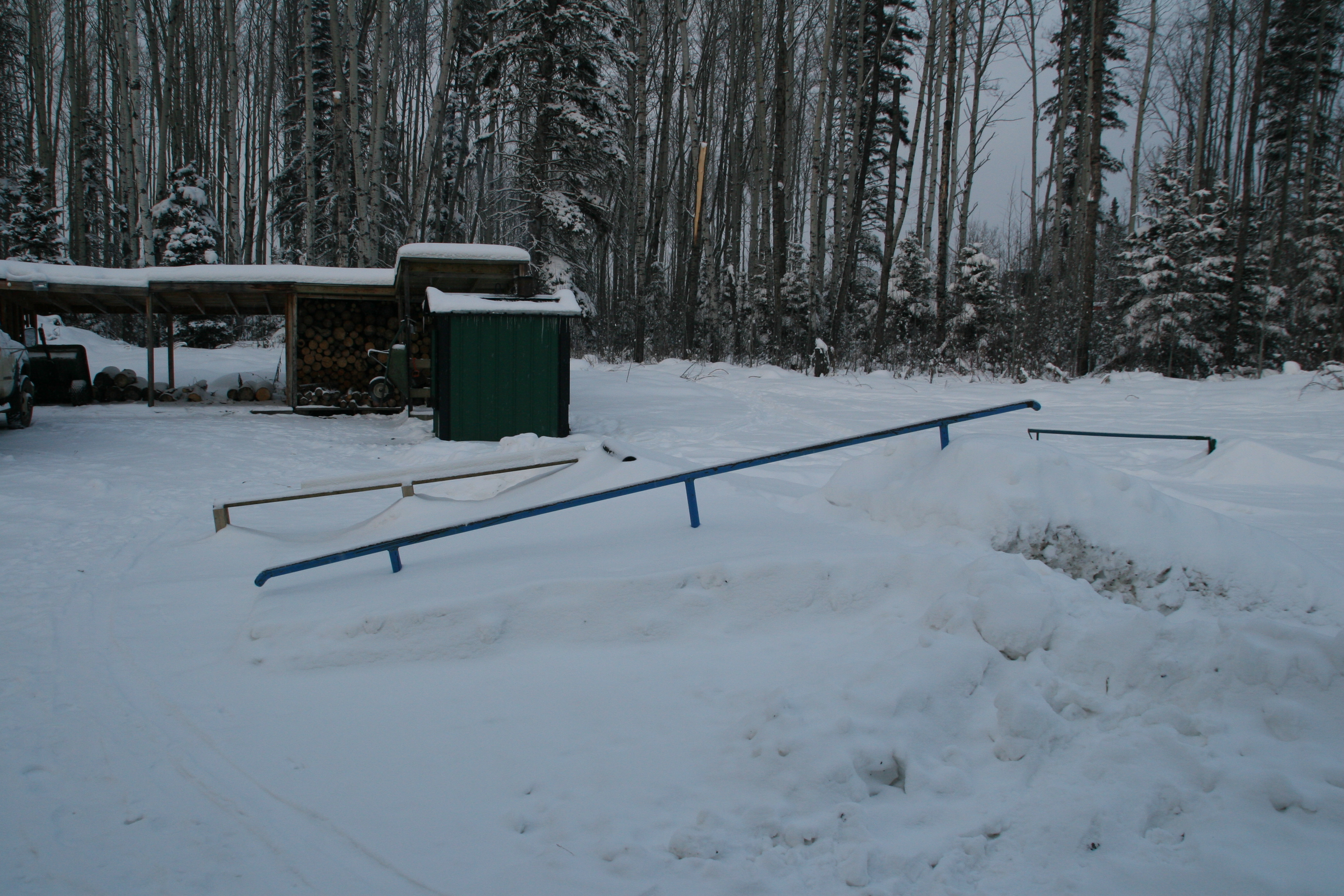 14' down rail & 9' close out rail