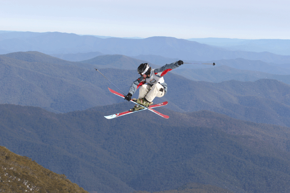 180 mute in a mogul comp