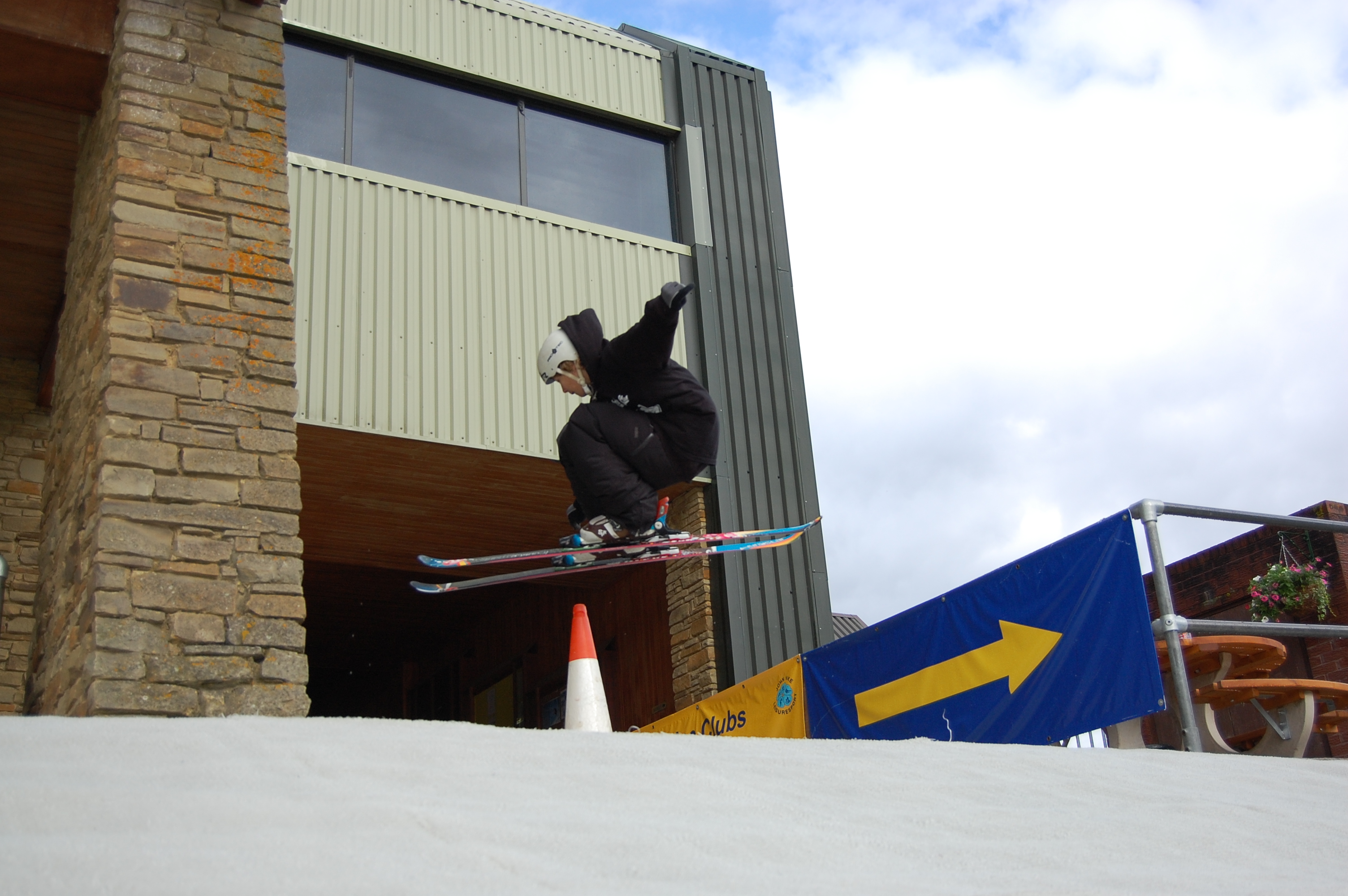 180 over traffic cone