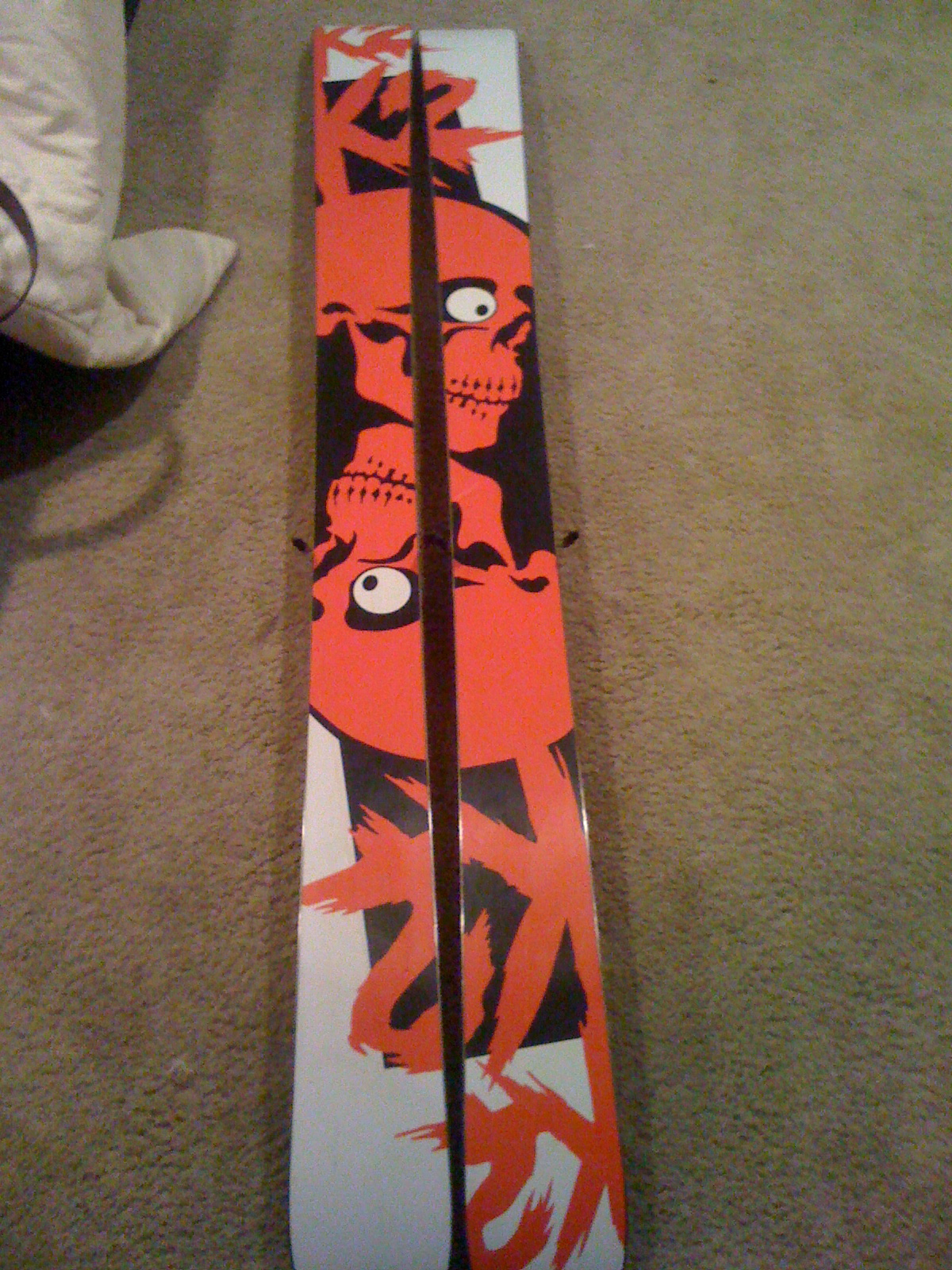 190cm K2 Hellbents with Marker Griffon bindings, custom