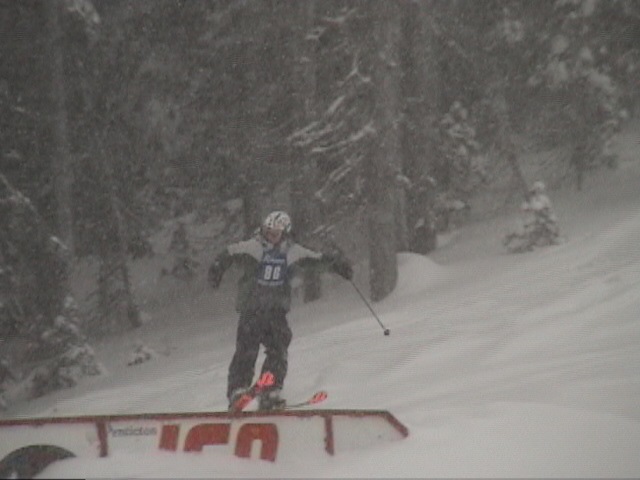 1st place slopestyle run cab 270 on 450 off
