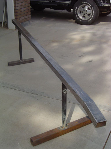 2 adjustable rails 123ski and I made