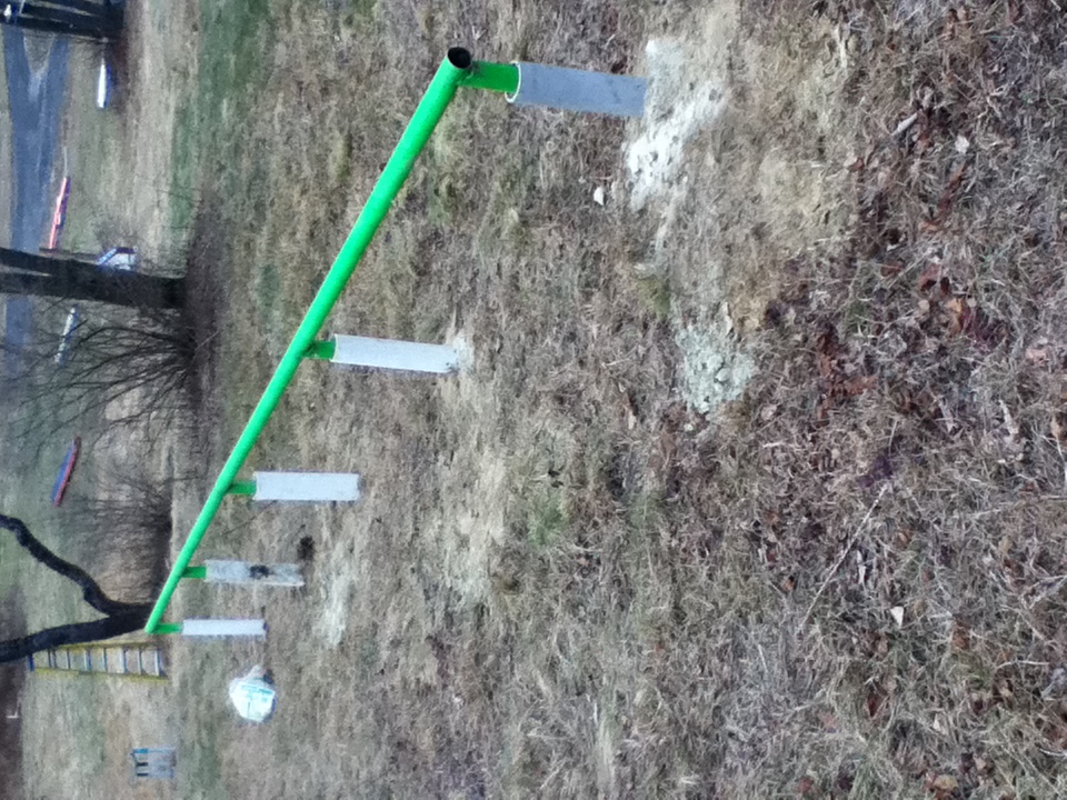 20 ft urban handrail and below a 15 ft urban handrail