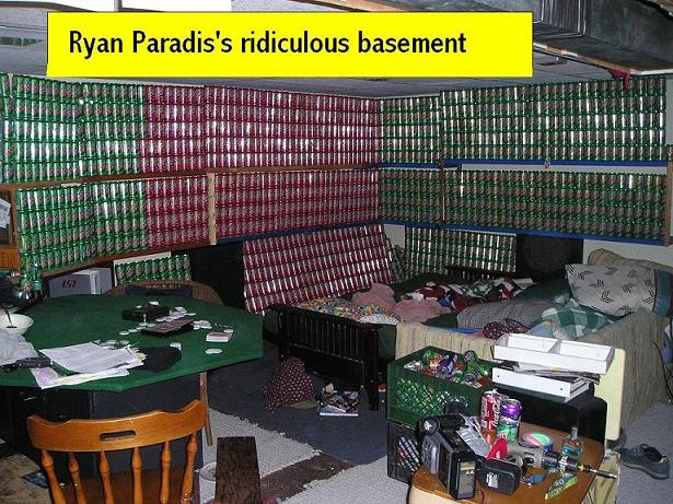 2000 mountain dew cans ( not all in the pic)