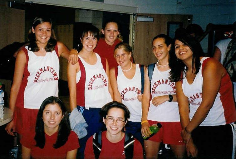 2004 girls xc team (I'm the one at the bottom on the left)
