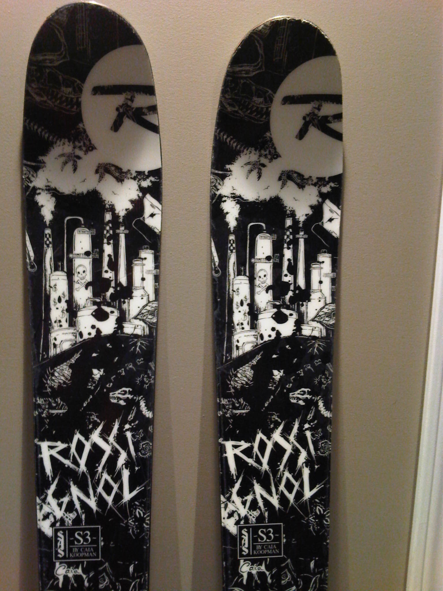 2010 Rossi S3 Ski Tips