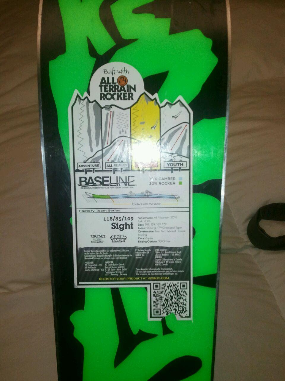 2012 K2 Sight's for sale