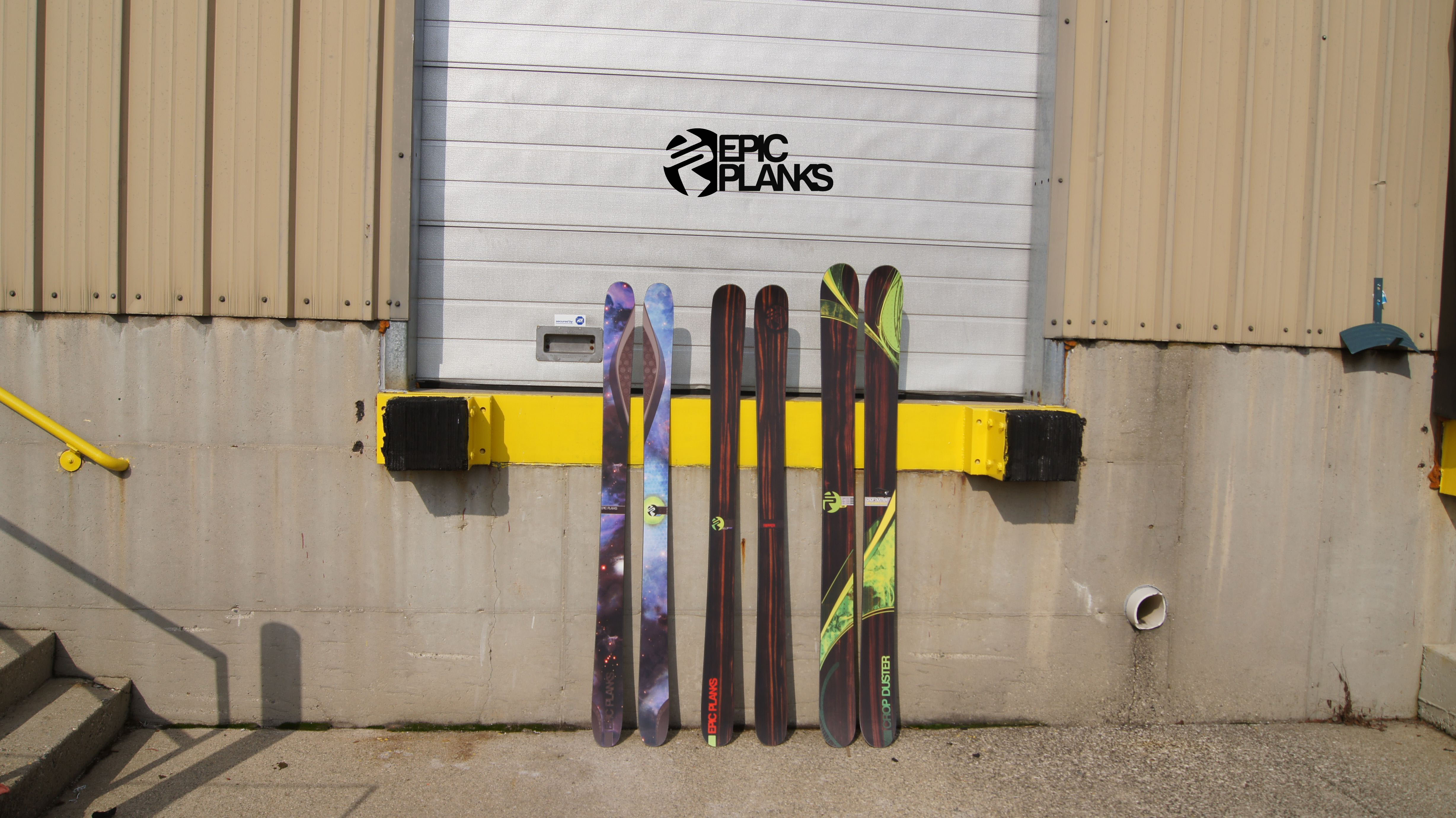 2013 Epic Planks Ski Lineup - Topsheets