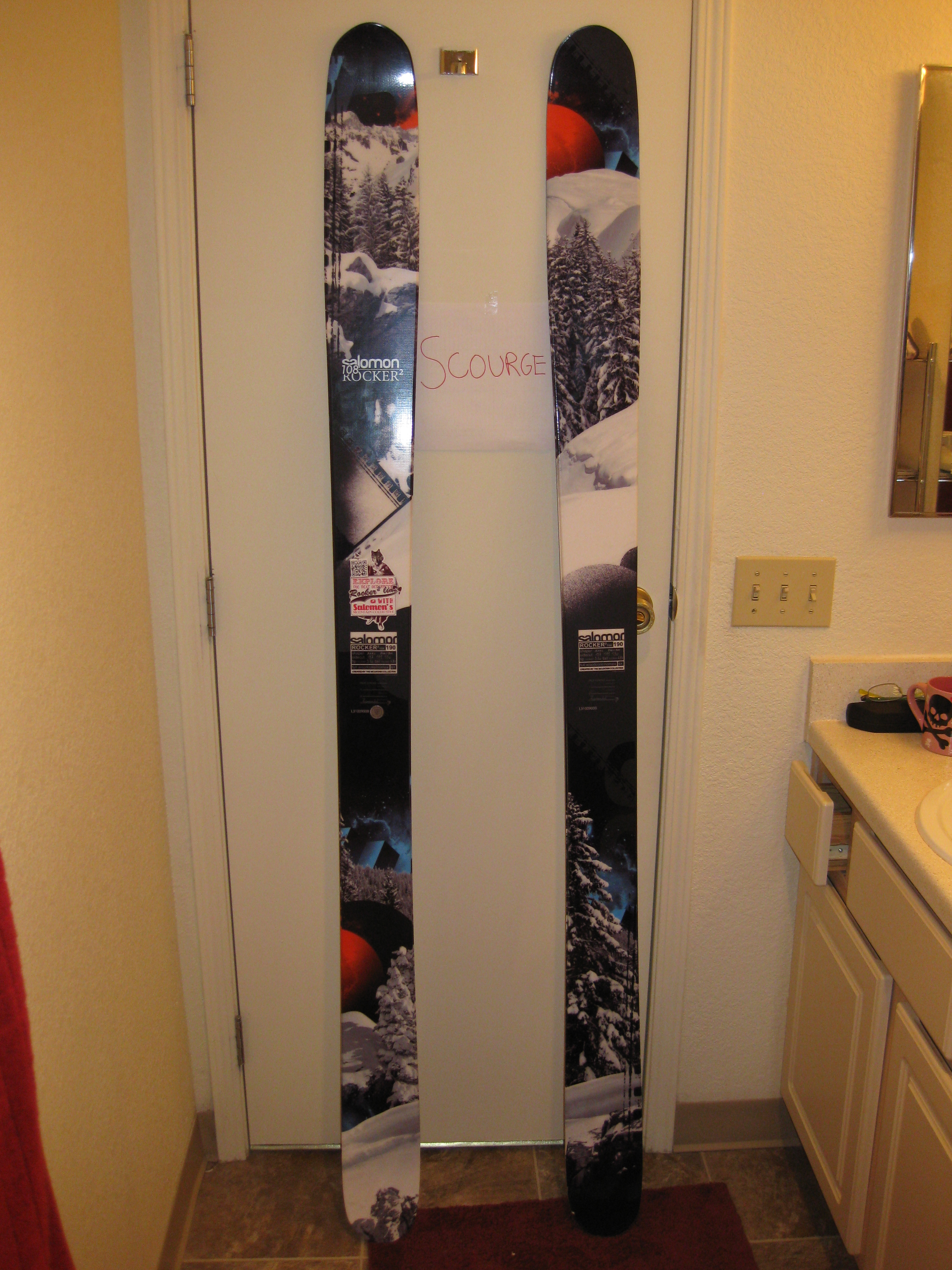2013 Salomon Rocker2 108 Skis Front