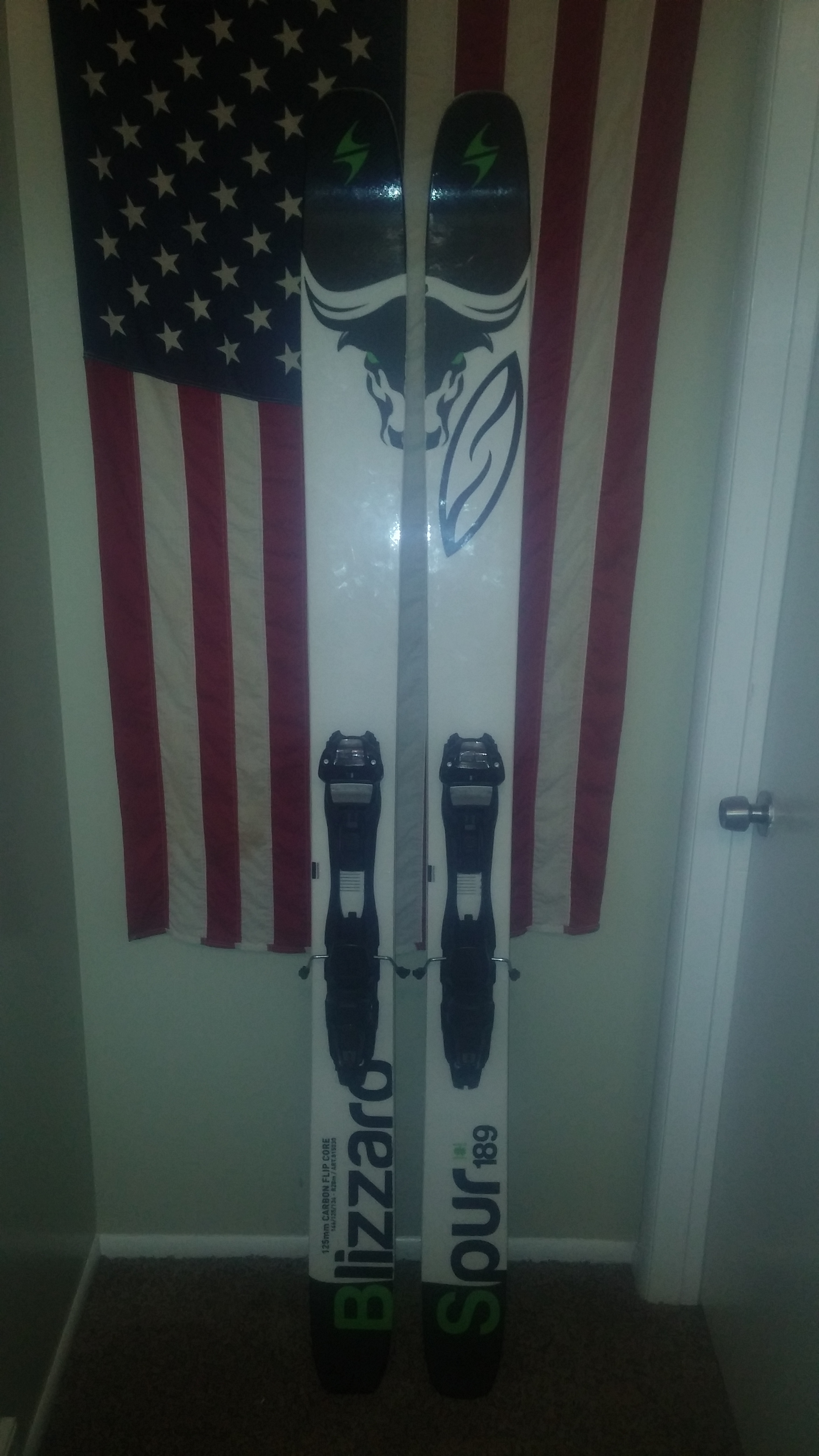 2014 Blizzard Spur w/ Marker Duke and BCA skins