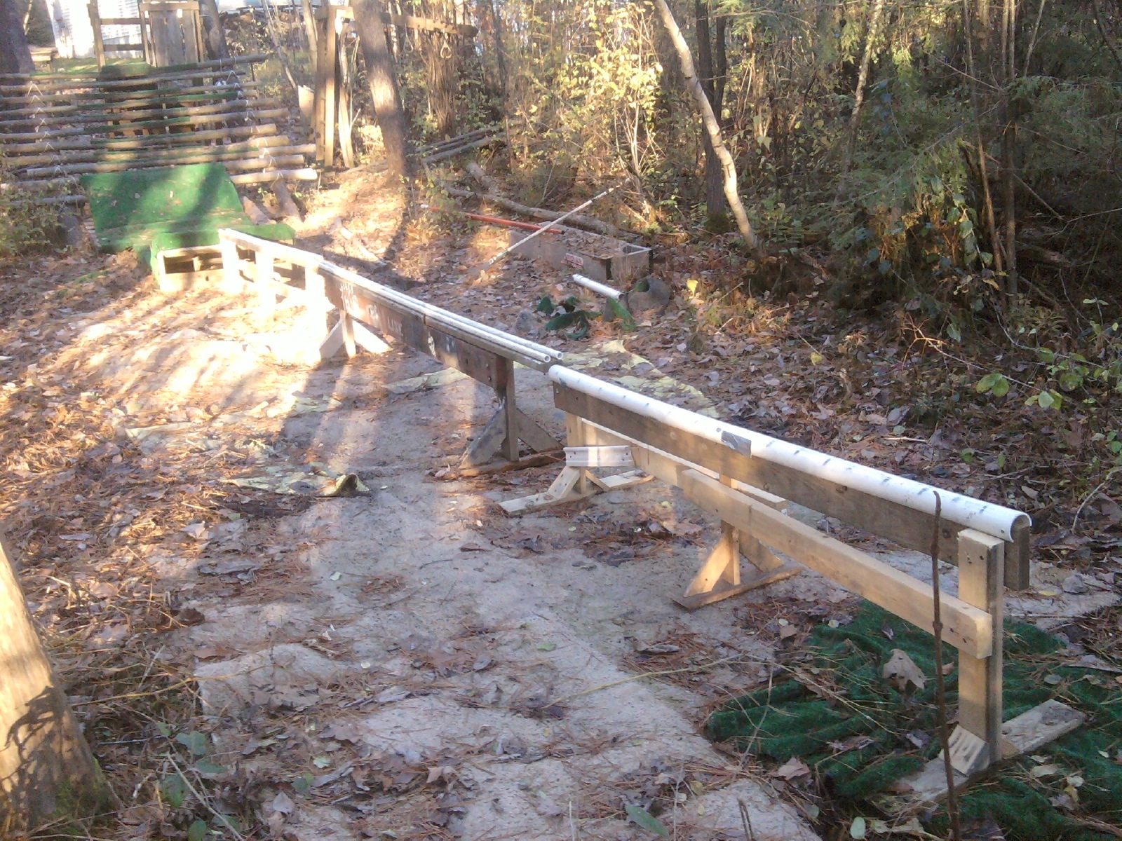 26' flat to flat to up rail
