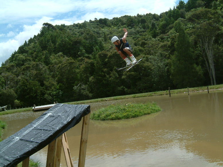 2nd part of 360 safety off home built water ramp