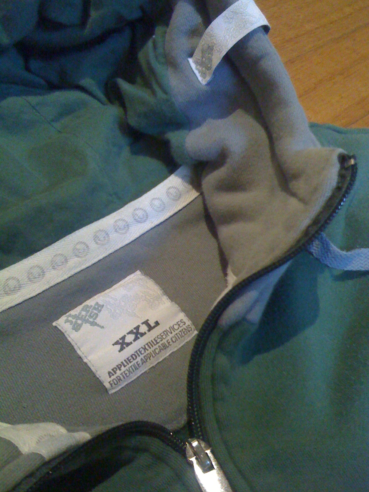 2xl Jiberish green hatchman